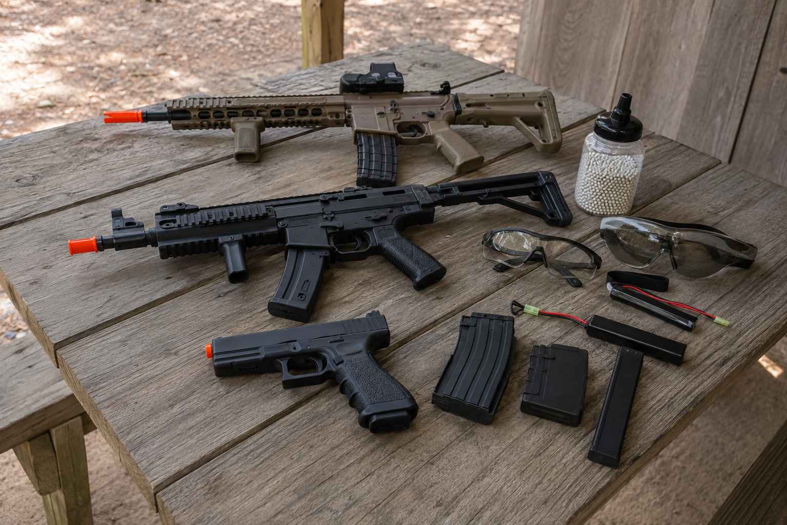 One Case, Two Platforms: A Safer Storage and Range System for BB and Airsoft Guns